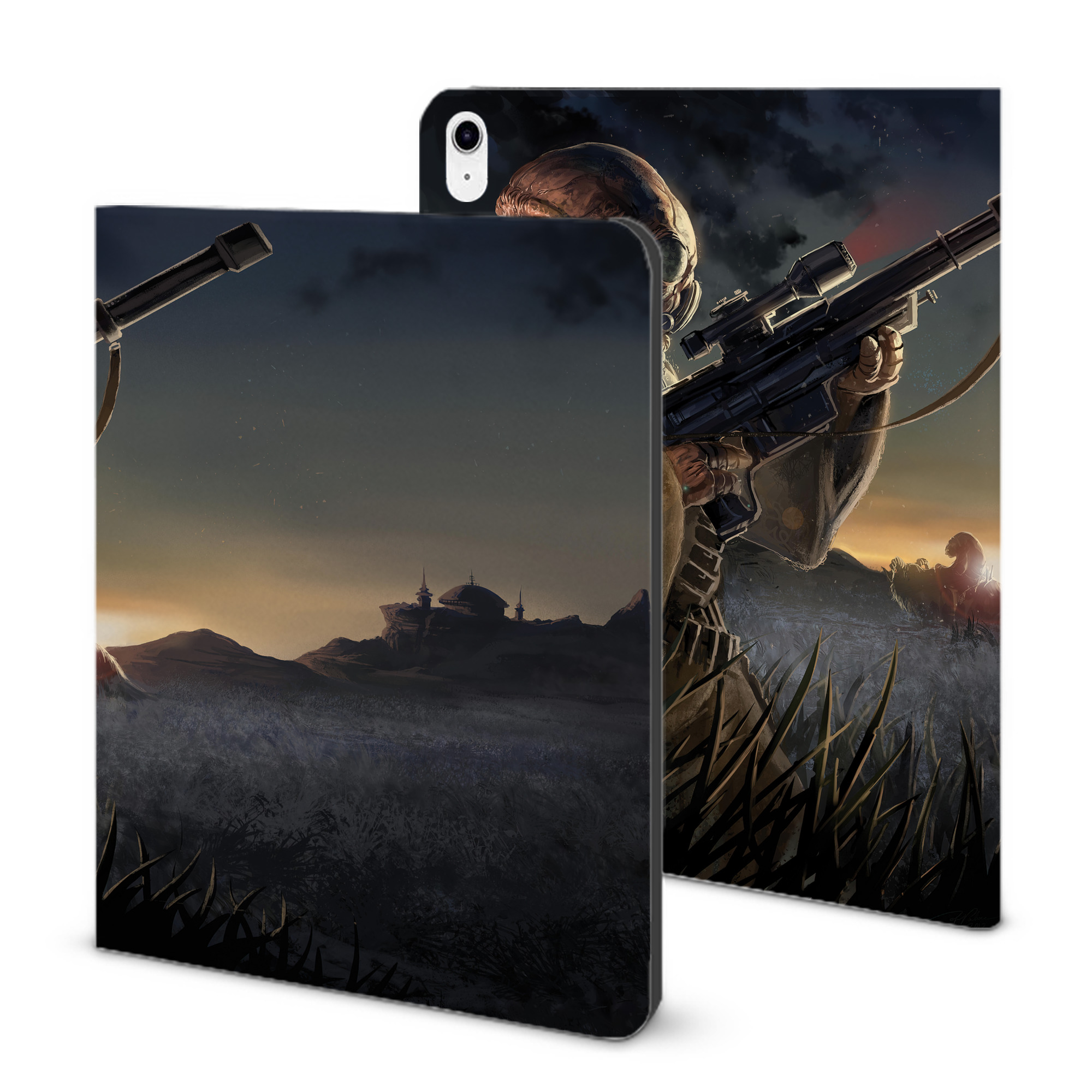 （画像用） スター・ウォーズ Star Wars IPad ケース ブック型 PUレザー TPU 耐衝撃 軽量 薄型 ペン収納なし 全面保護 IPad 各モデル対応